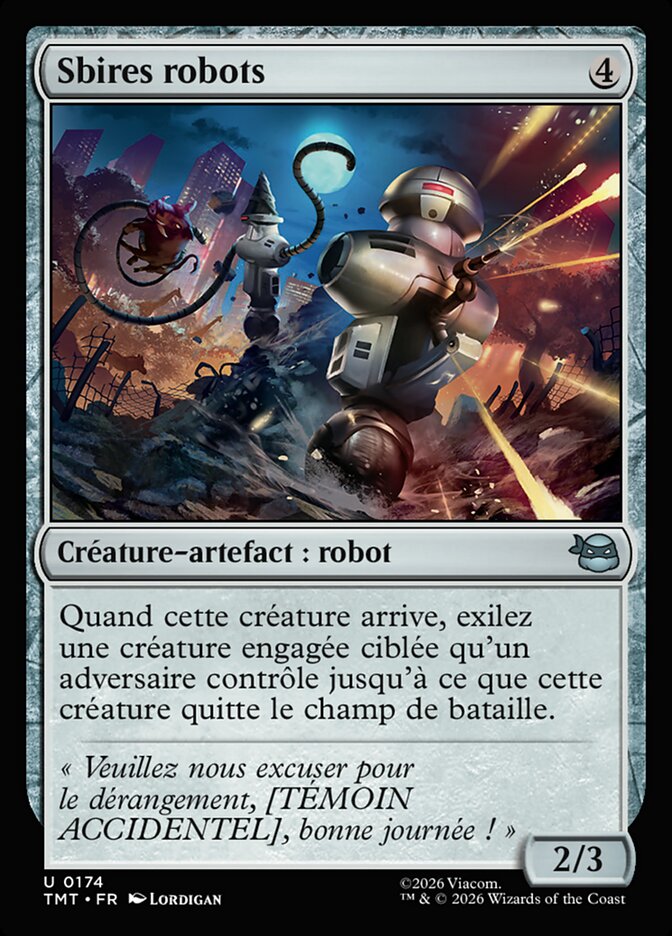 Sbires robots