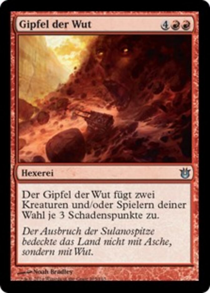 Gipfel der Wut