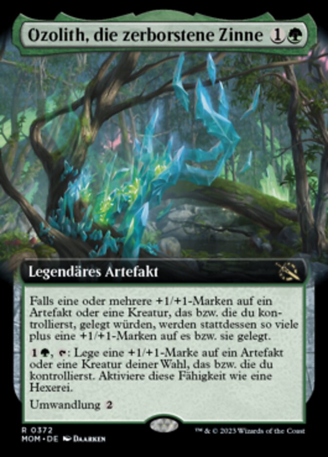 Ozolith, die zerborstene Zinne
