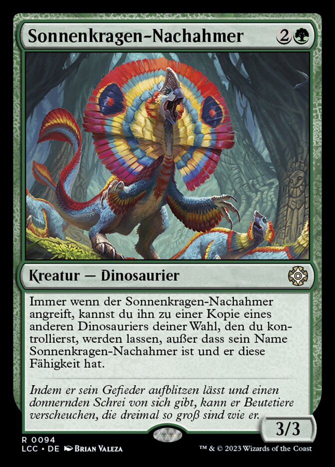 Sonnenkragen-Nachahmer