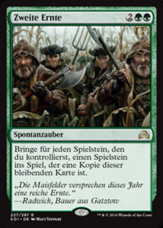 Zweite Ernte