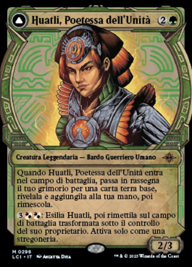 Huatli, Poet of Unity // Roar of the Fifth People