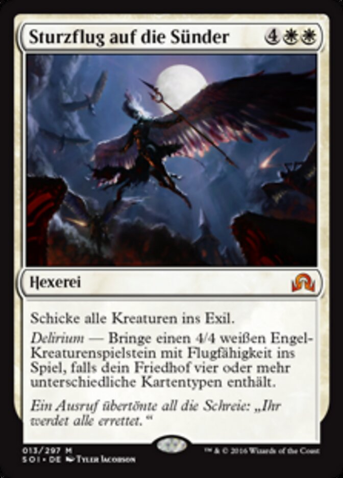 Sturzflug auf die Sünder