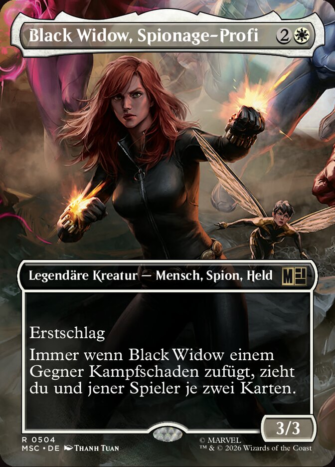 Black Widow, Spionage-Profi