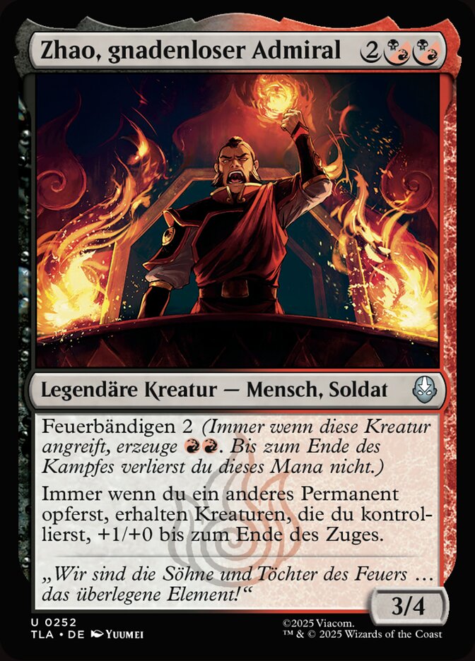 Zhao, gnadenloser Admiral