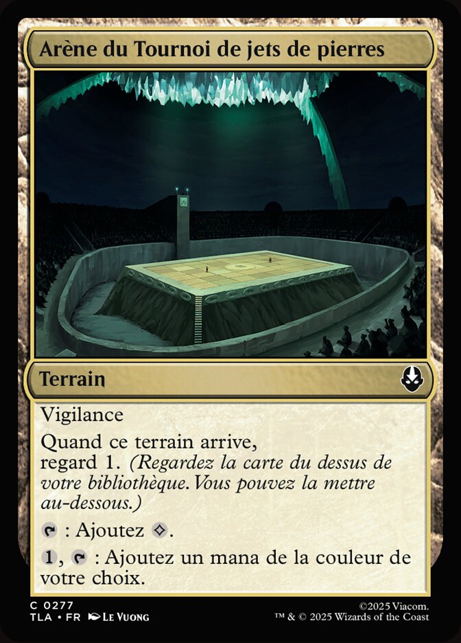 Arène du Tournoi de jets de pierres