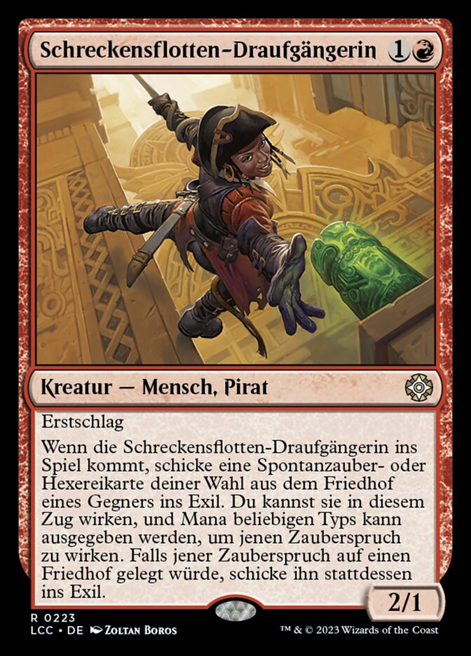Schreckensflotten-Draufgängerin