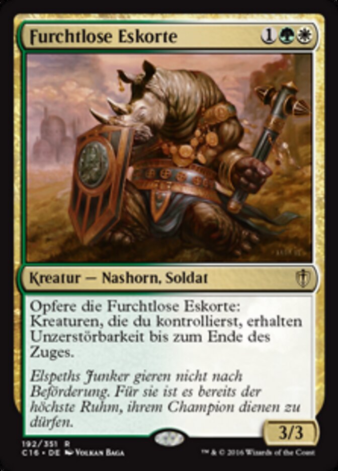 Furchtlose Eskorte