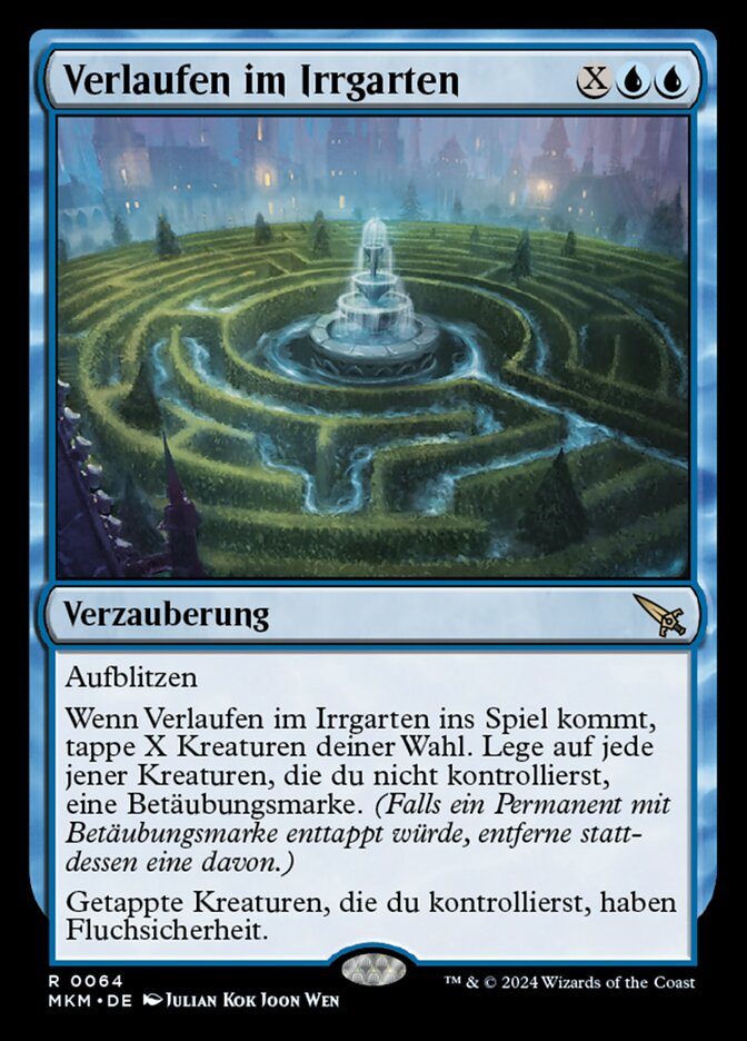 Verlaufen im Irrgarten