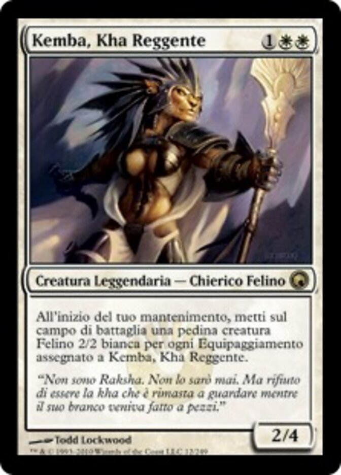 Kemba, Kha Reggente