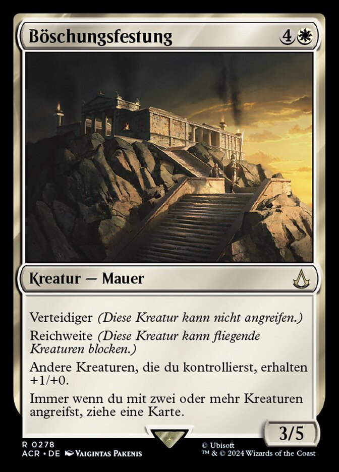 Böschungsfestung