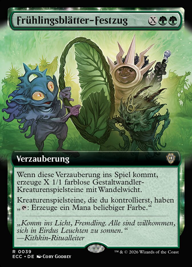 Frühlingsblätter-Festzug