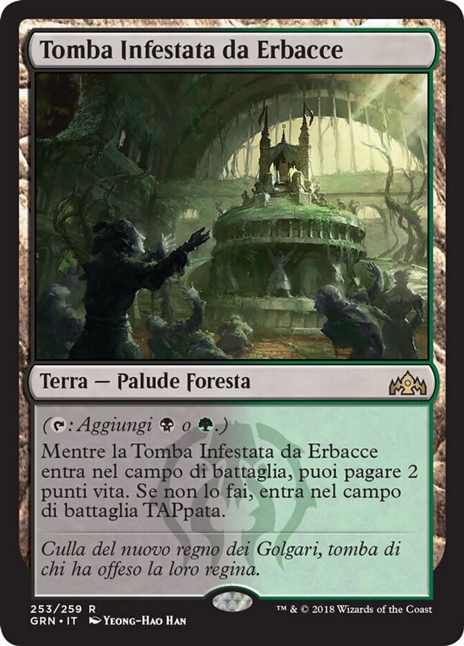 Tomba Infestata da Erbacce