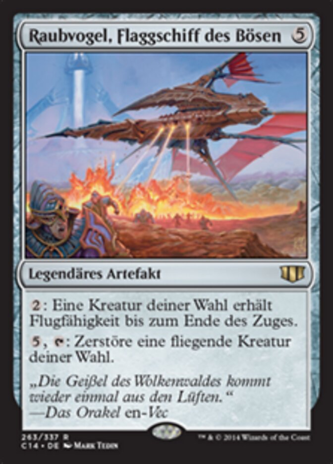 Raubvogel, Flaggschiff des Bösen