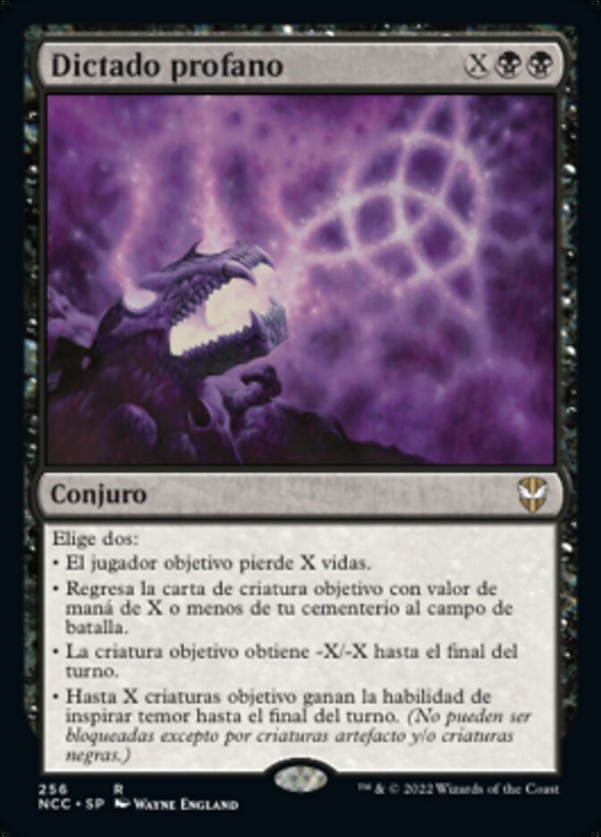 Dictado profano
