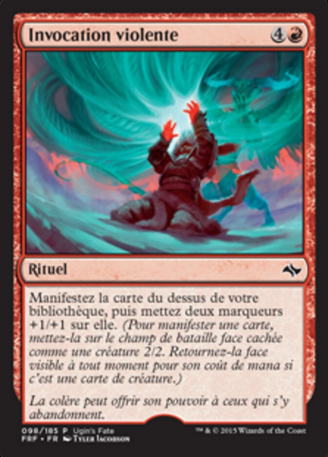 Invocation violente