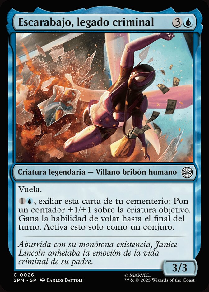 Escarabajo, legado criminal