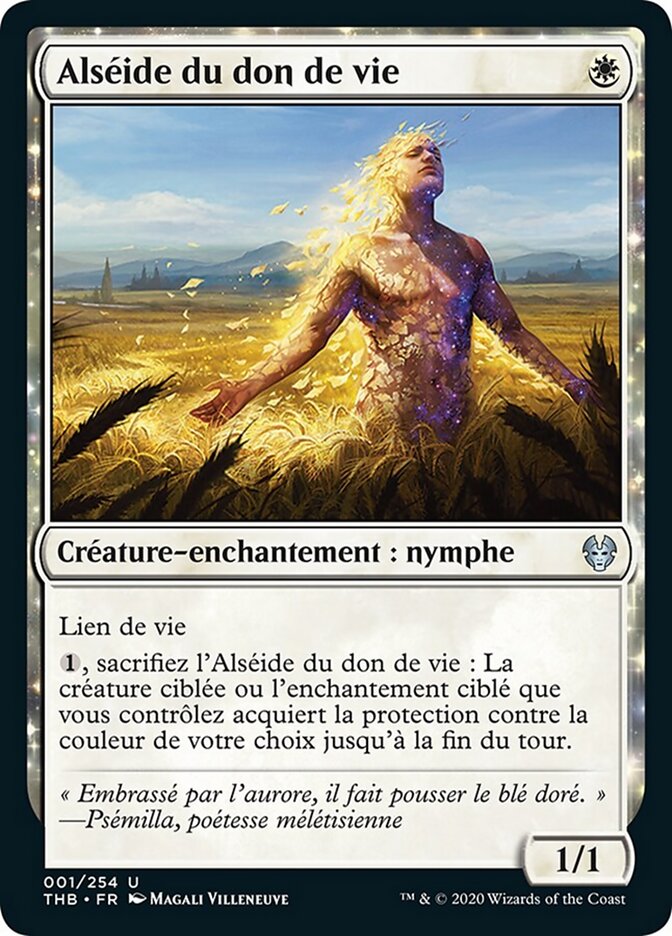 Alséide du don de vie