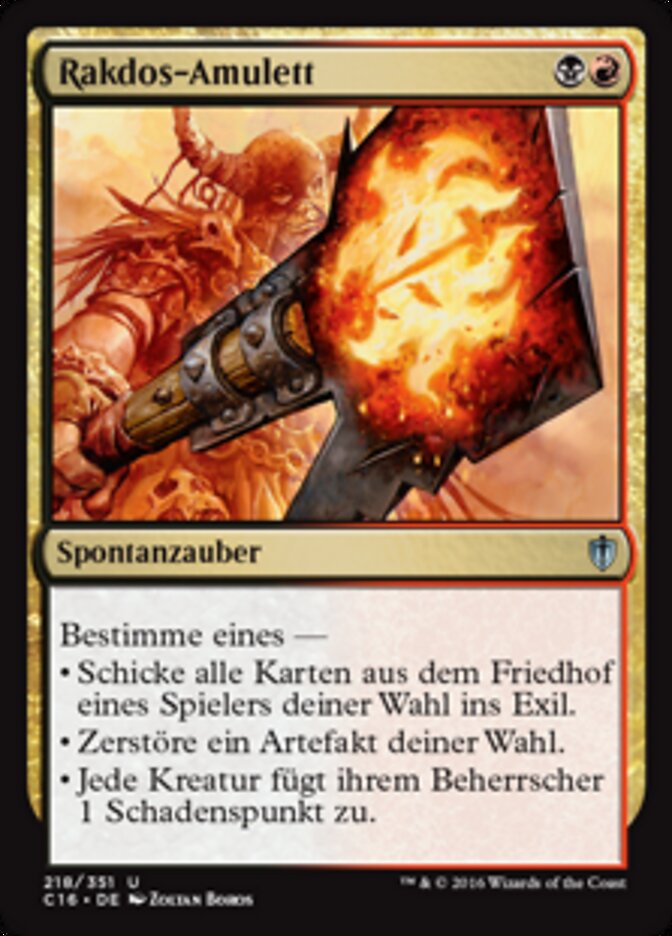 Rakdos-Amulett