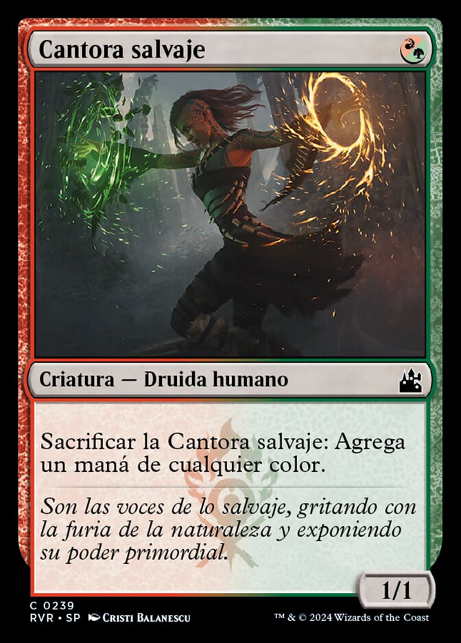 Cantora salvaje