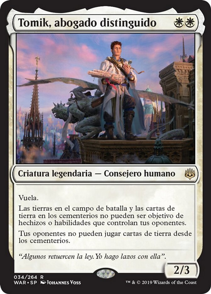 Tomik, abogado distinguido