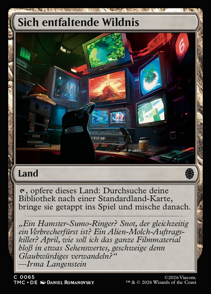 Sich entfaltende Wildnis