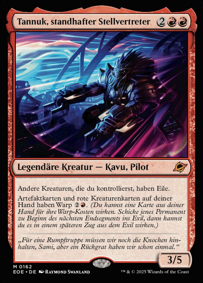 Tannuk, standhafter Stellvertreter