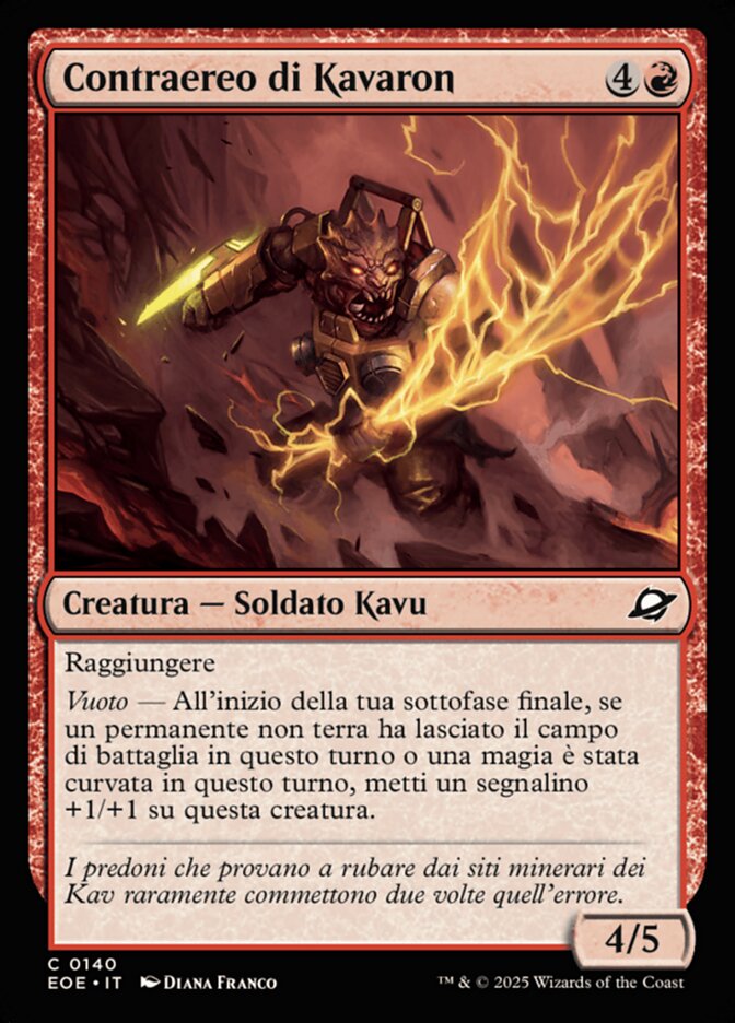 Contraereo di Kavaron