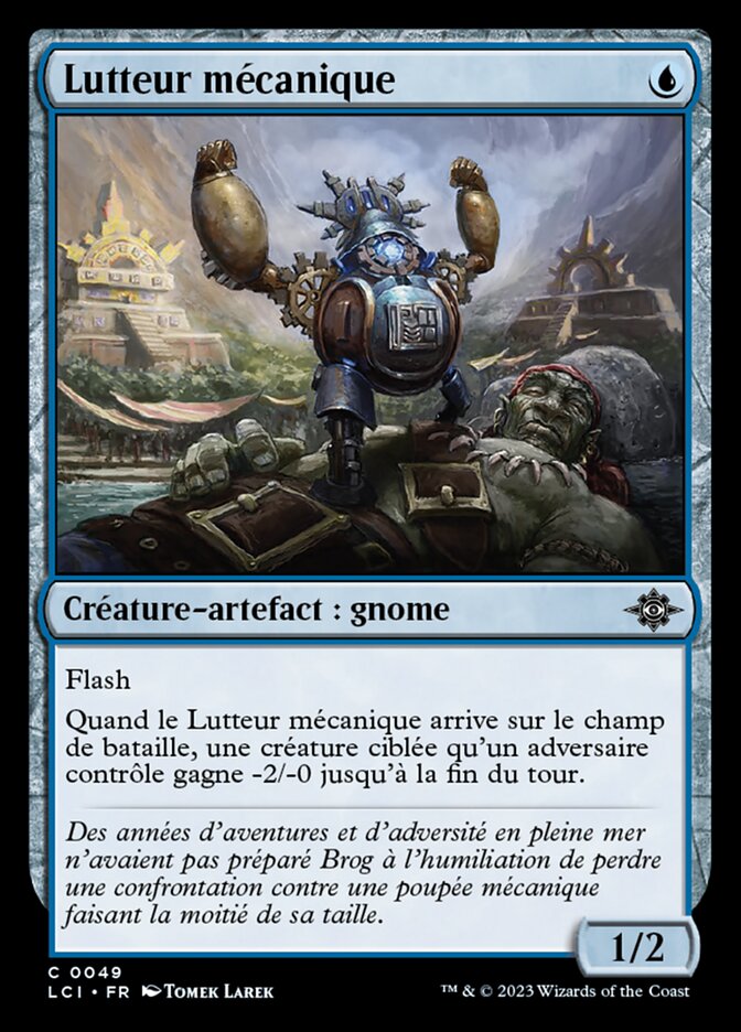 Lutteur mécanique