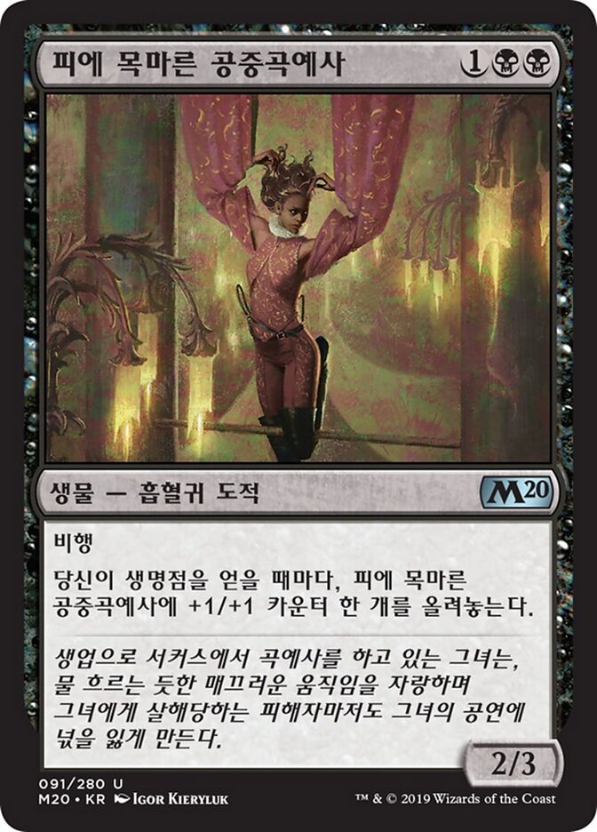 피에 목마른 공중곡예사