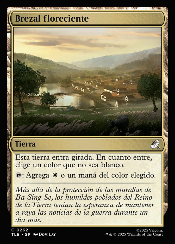 Brezal floreciente