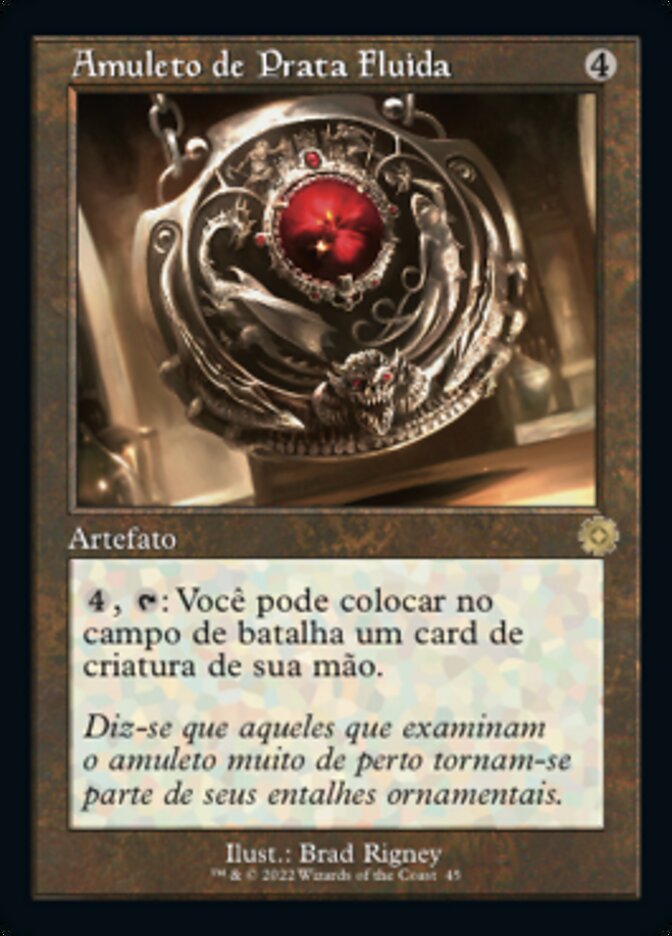 Amuleto de Prata Fluida