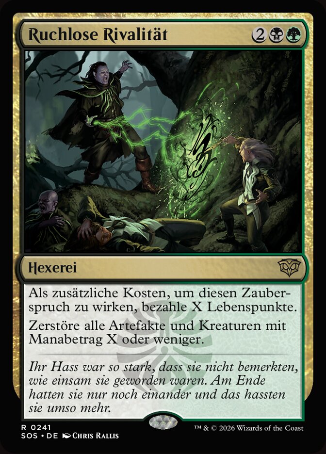 Ruchlose Rivalität
