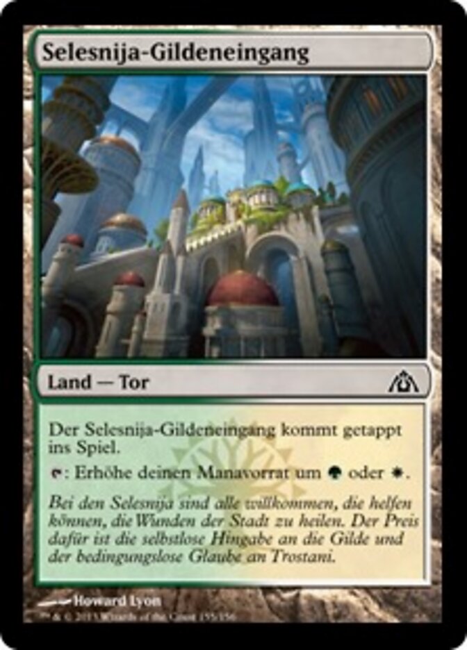 Selesnija-Gildeneingang