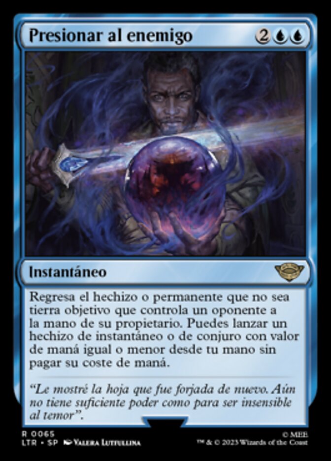 Presionar al enemigo