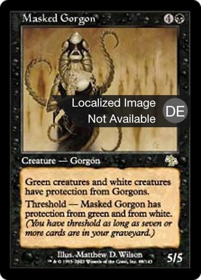 Maskierte Gorgo