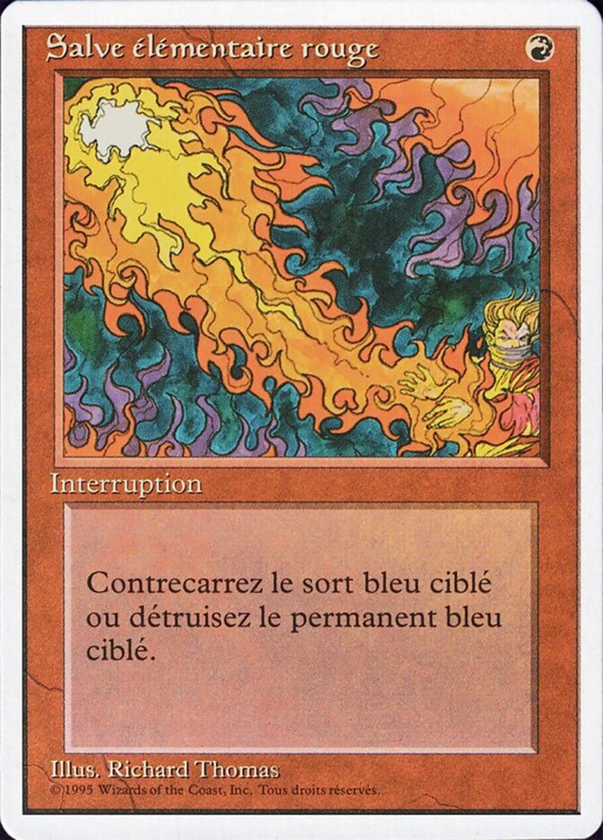 Salve élémentaire rouge