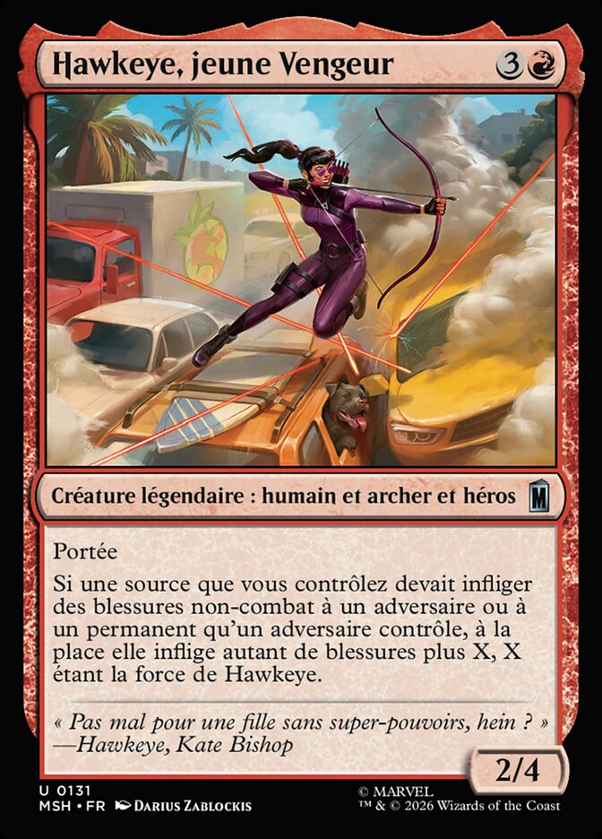 Hawkeye, jeune Vengeur
