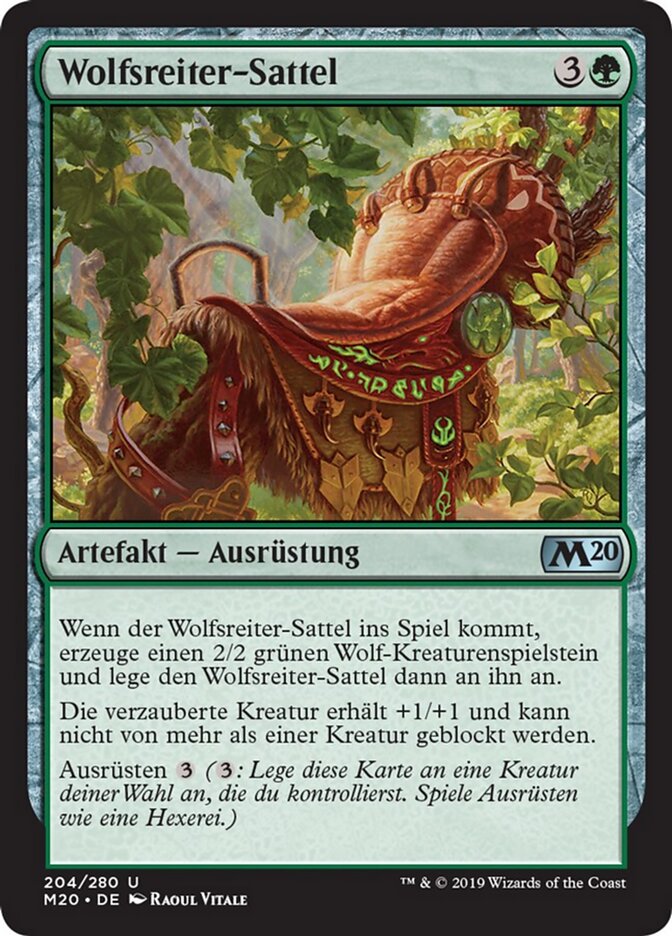 Wolfsreiter-Sattel