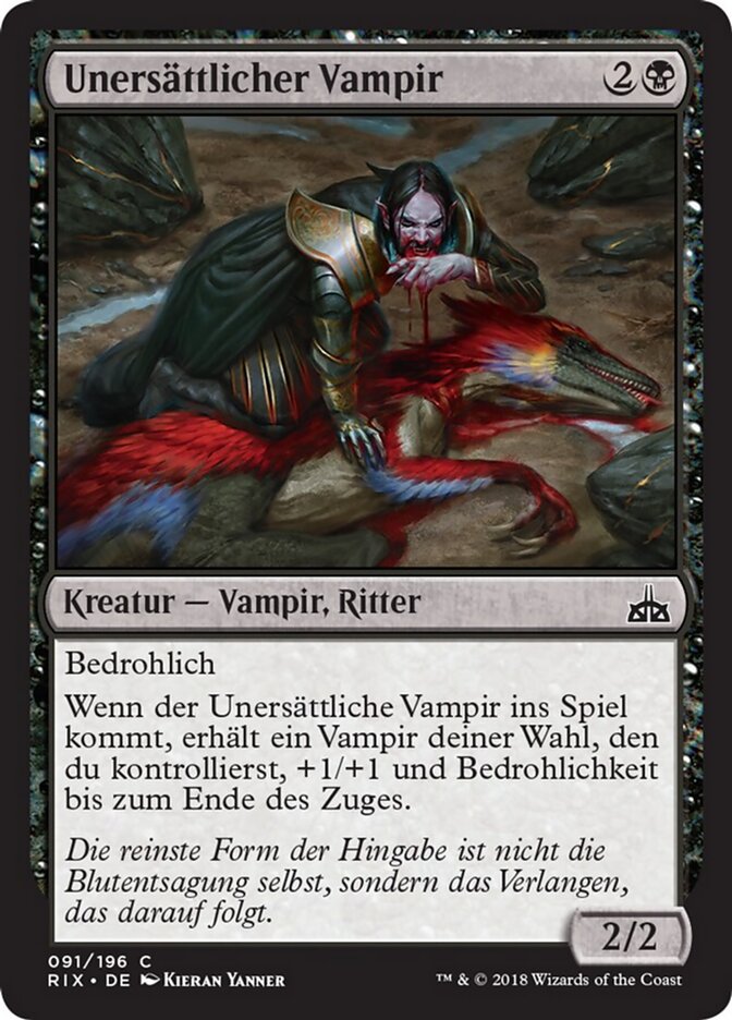 Unersättlicher Vampir