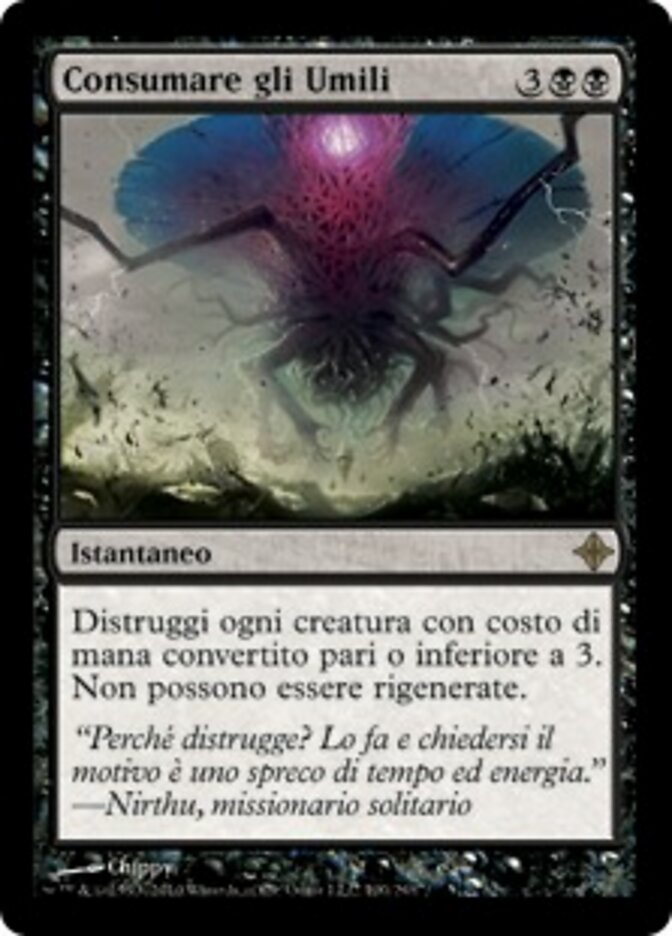 Consumare gli Umili