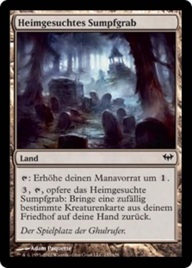 Heimgesuchtes Sumpfgrab