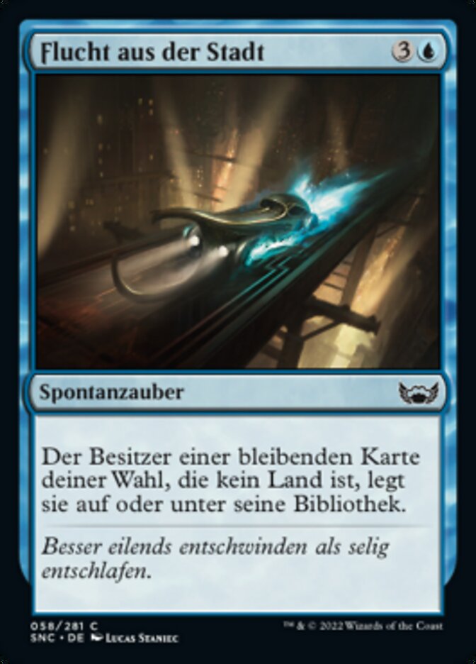 Flucht aus der Stadt