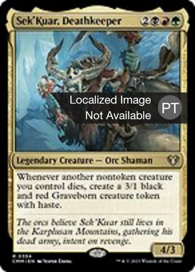 Sek'Kuar, Carcereiro da Morte