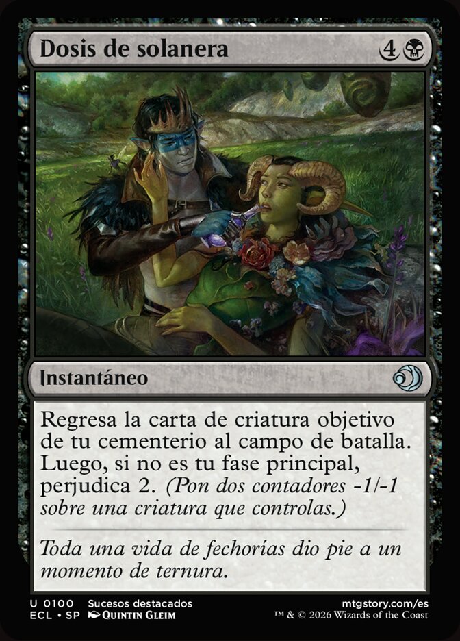 Dosis de solanera