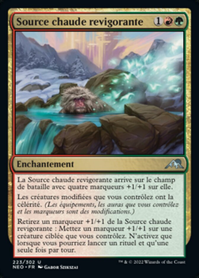 Source chaude revigorante