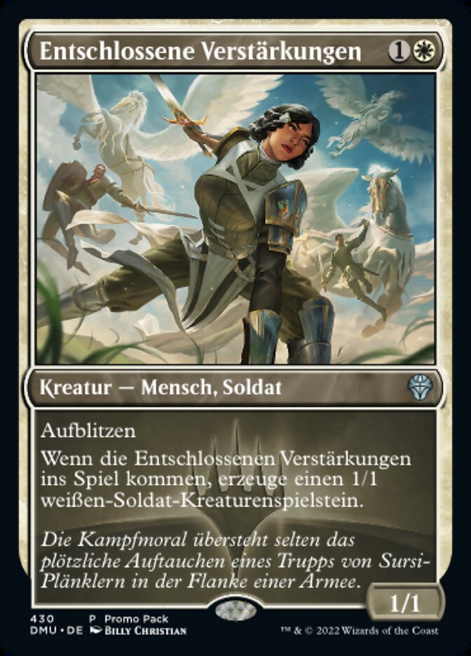 Entschlossene Verstärkungen