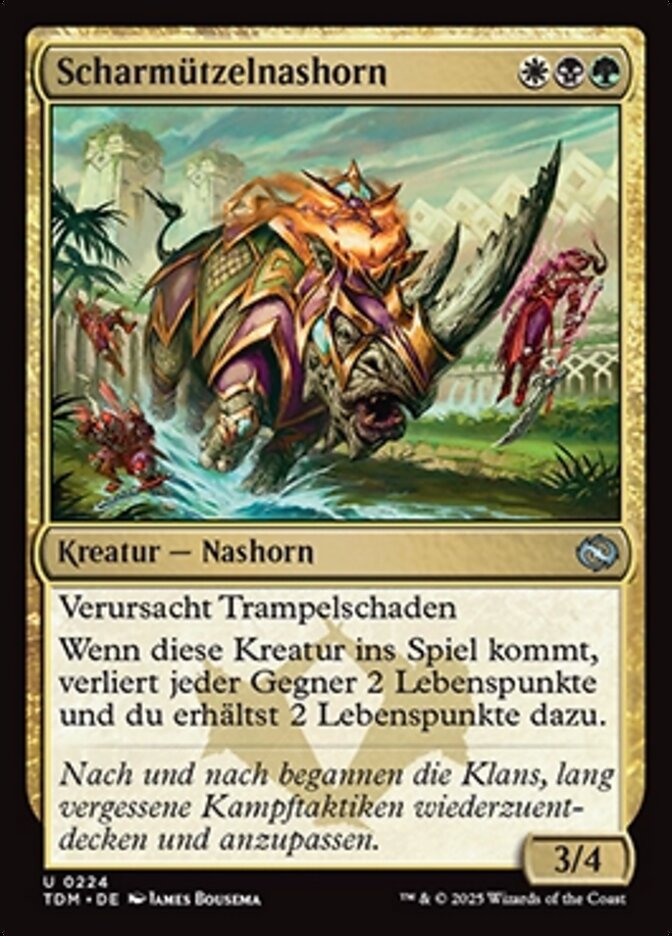 Scharmützelnashorn