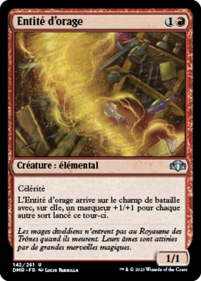 Entité d'orage