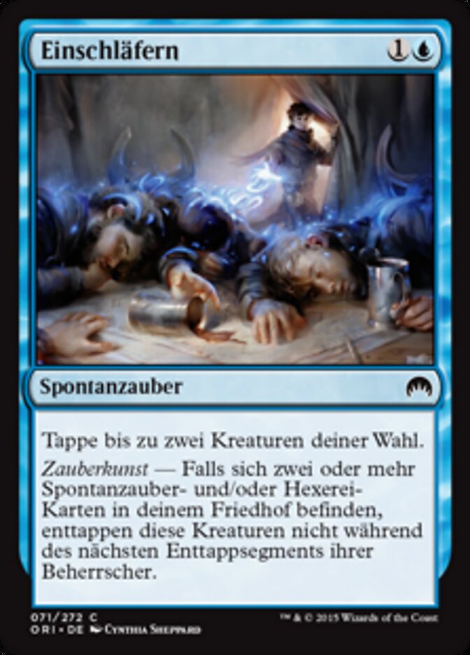 Einschläfern